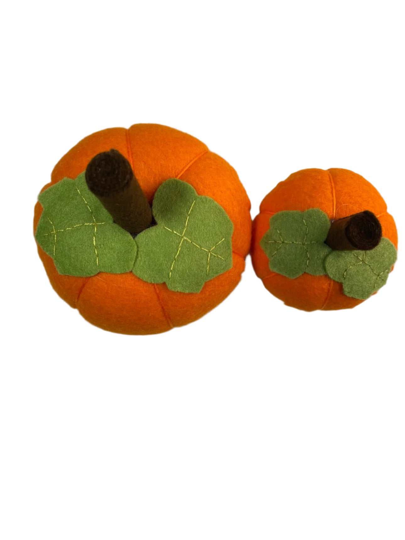 Felt pumpkin decoration