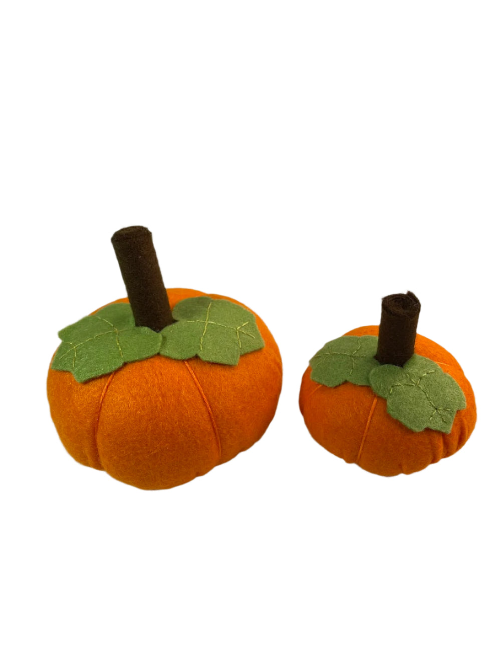 Felt pumpkin decoration