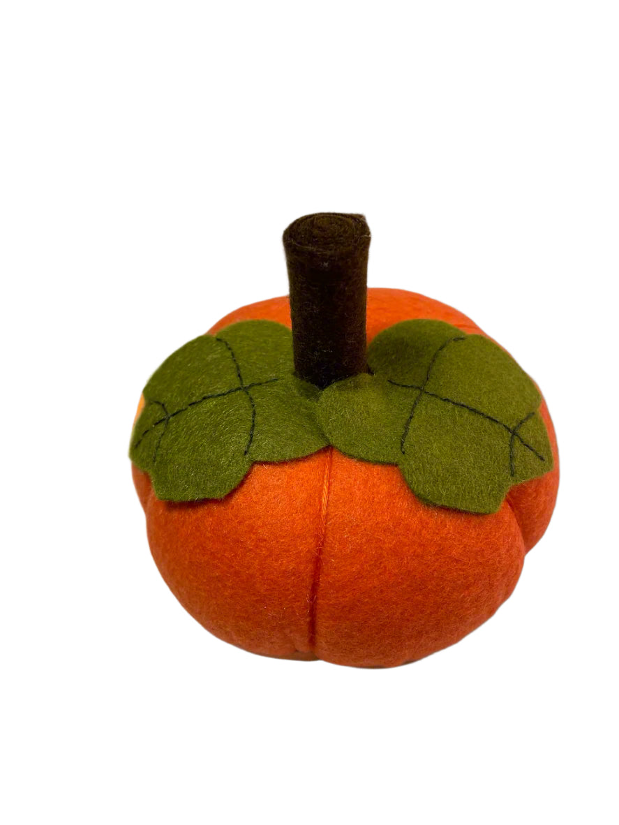 Felt pumpkin decoration