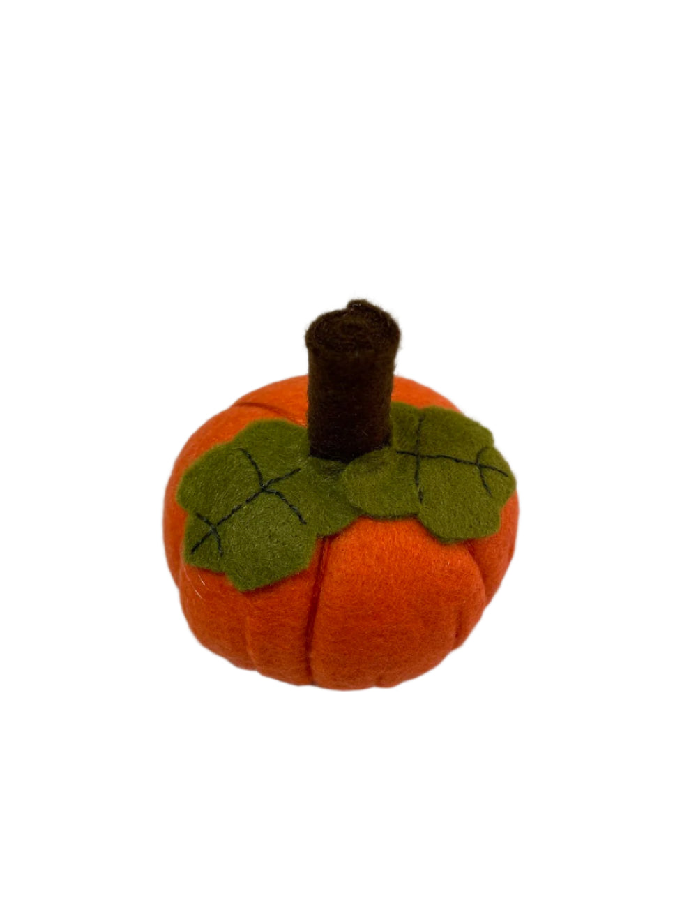 Felt pumpkin decoration