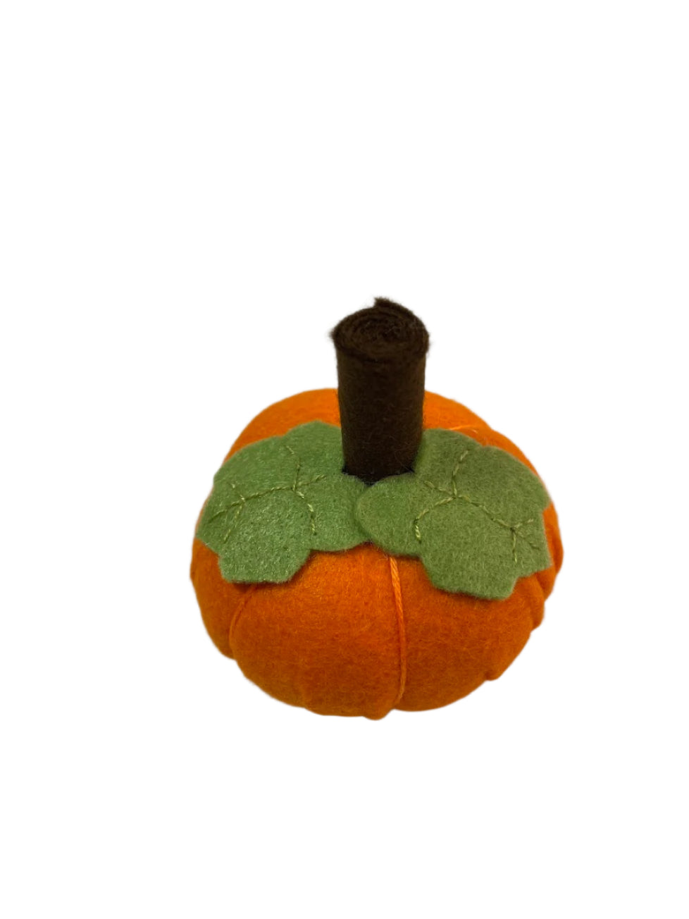 Felt pumpkin decoration