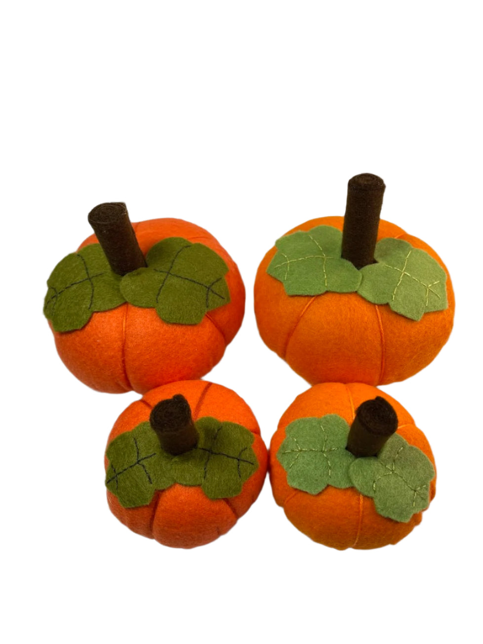 Felt pumpkin decoration