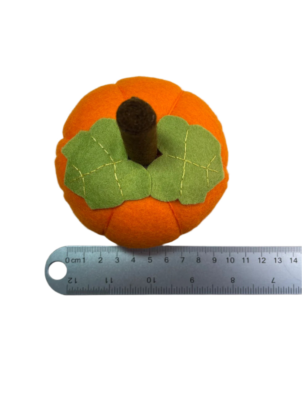 Felt pumpkin decoration