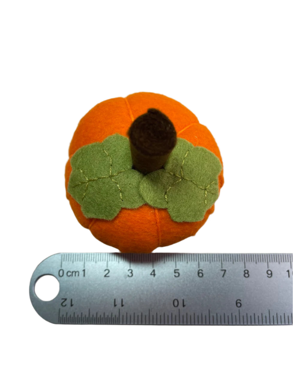 Felt pumpkin decoration