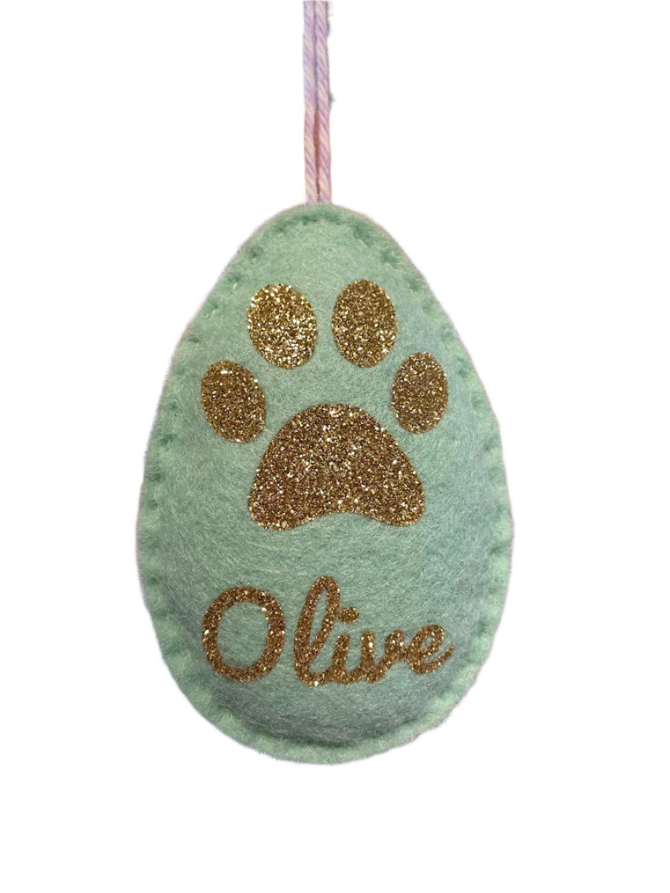 Personalised Pet Easter Egg Decoration