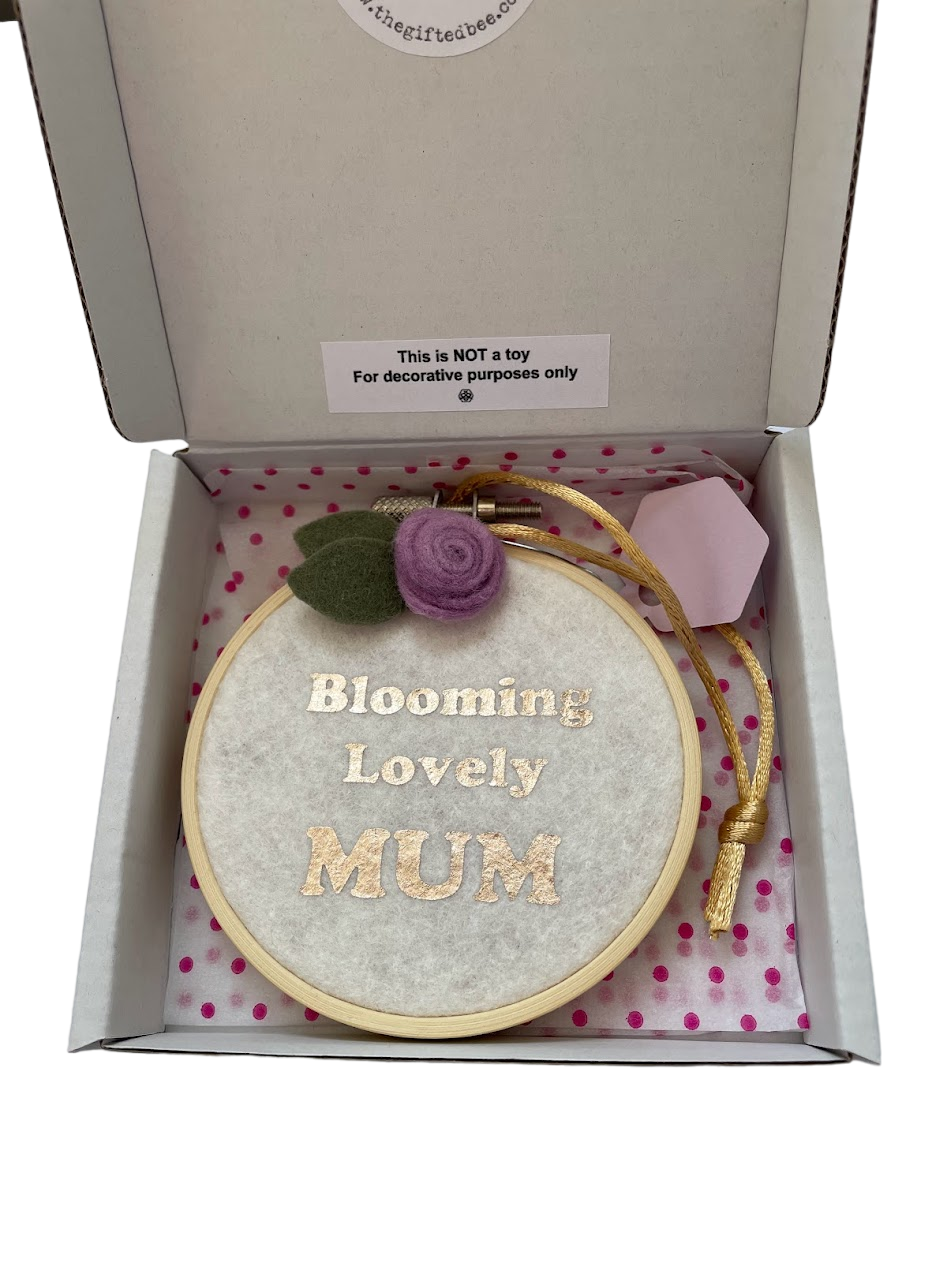 Mum hoop gold box