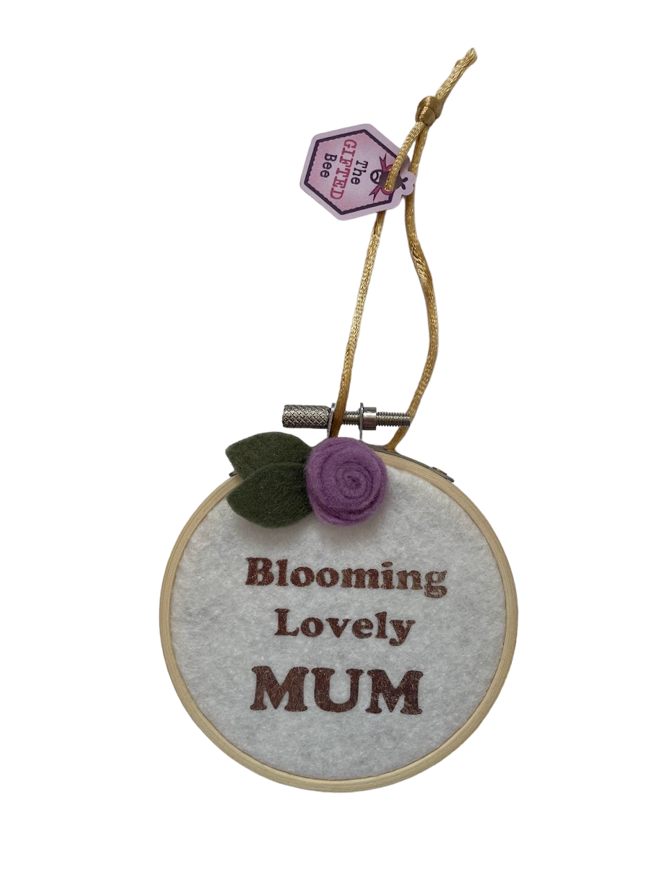Mum hoop gold