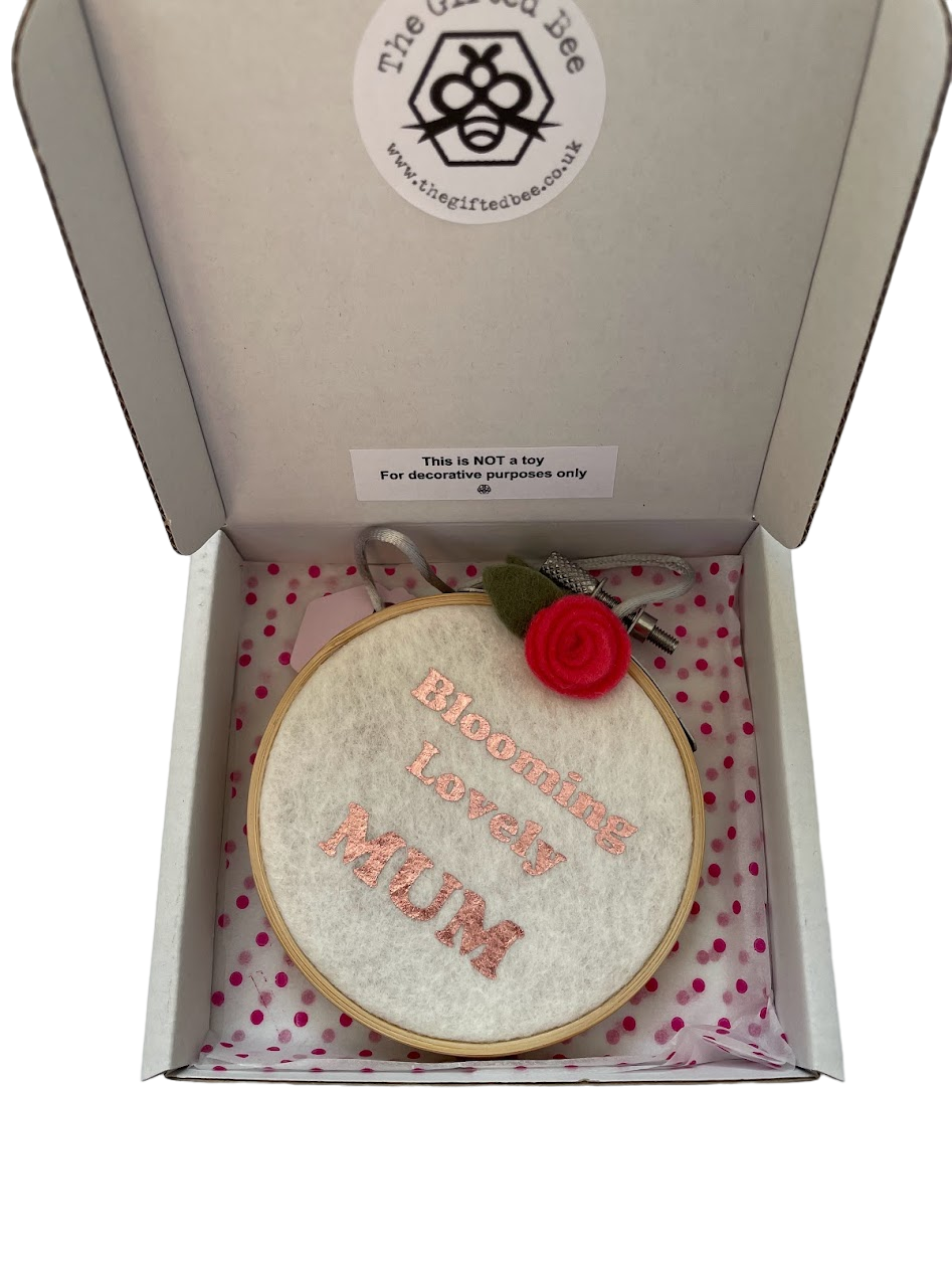 Mum hoop rose box
