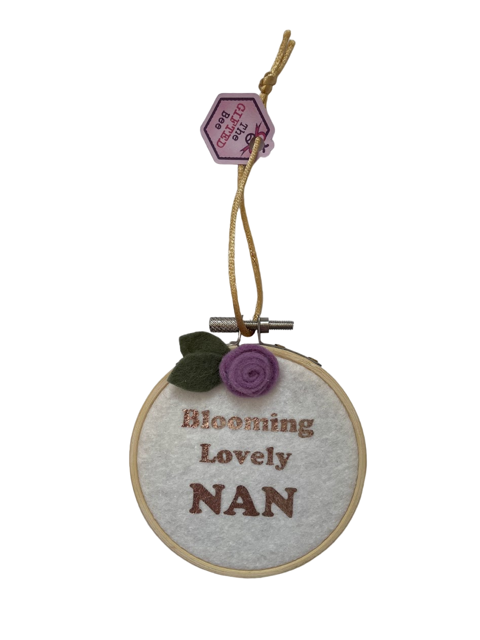 Nan hoop gold