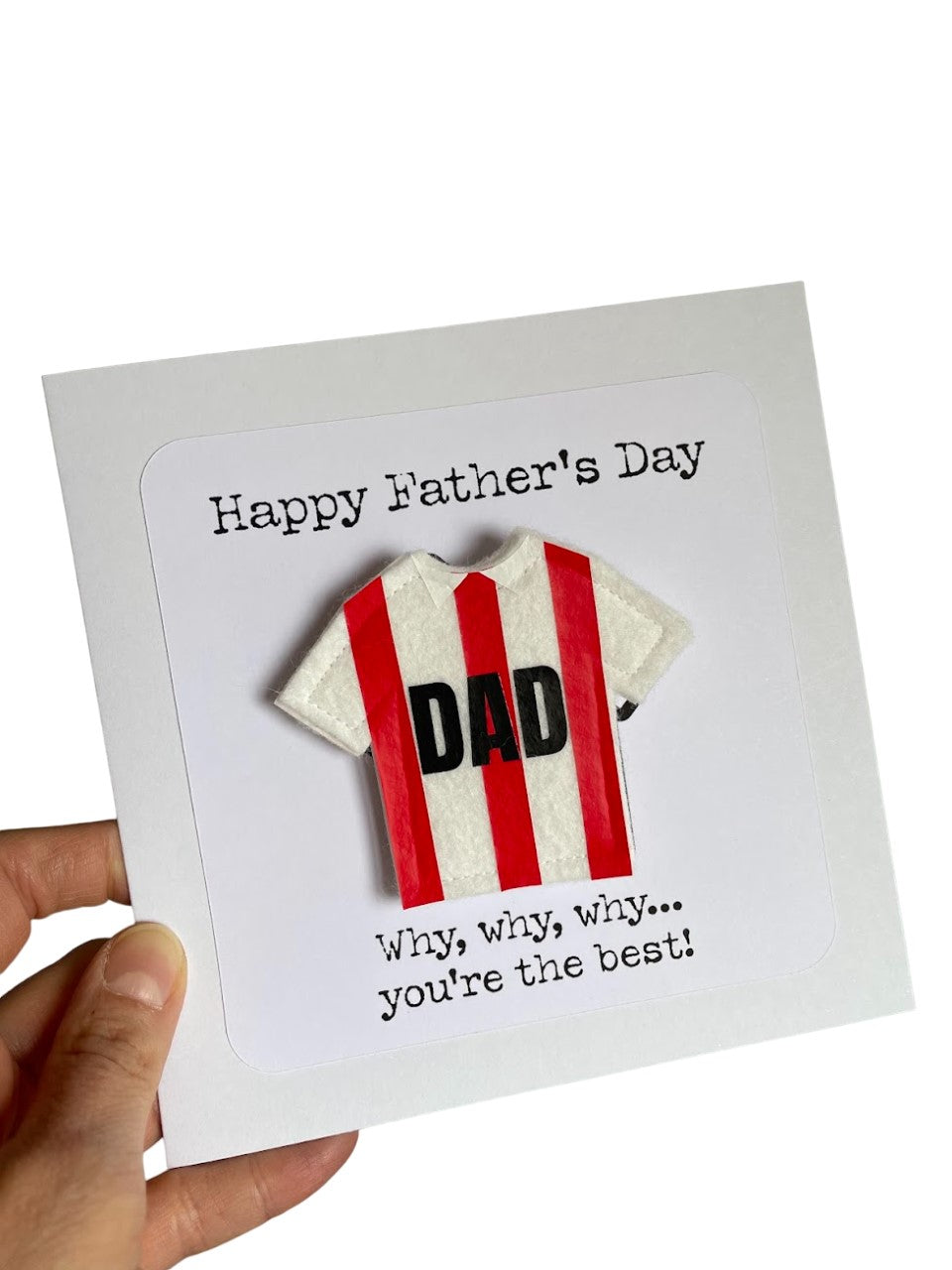 SCFC shirt card hand