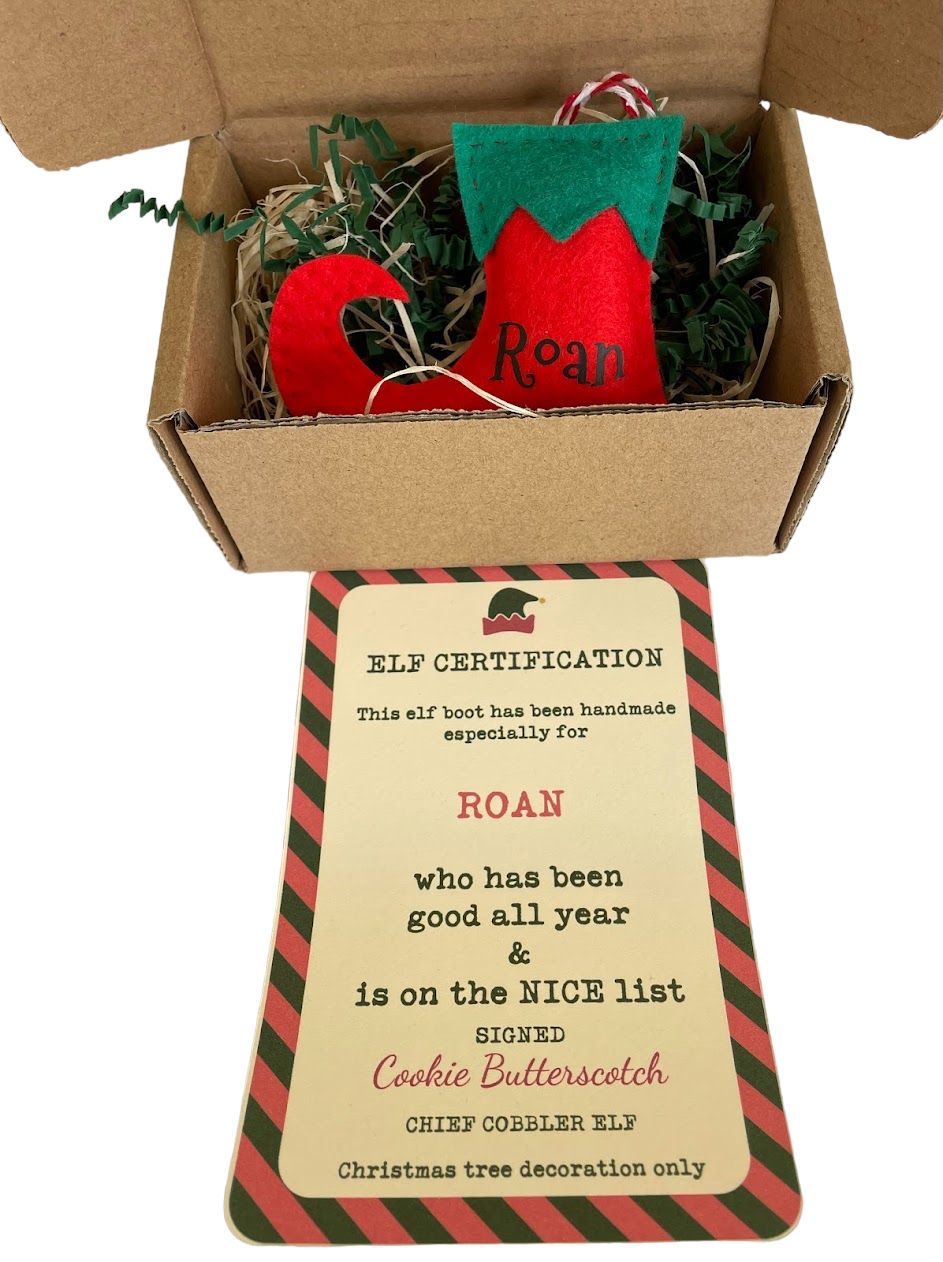 elf boot cert + box