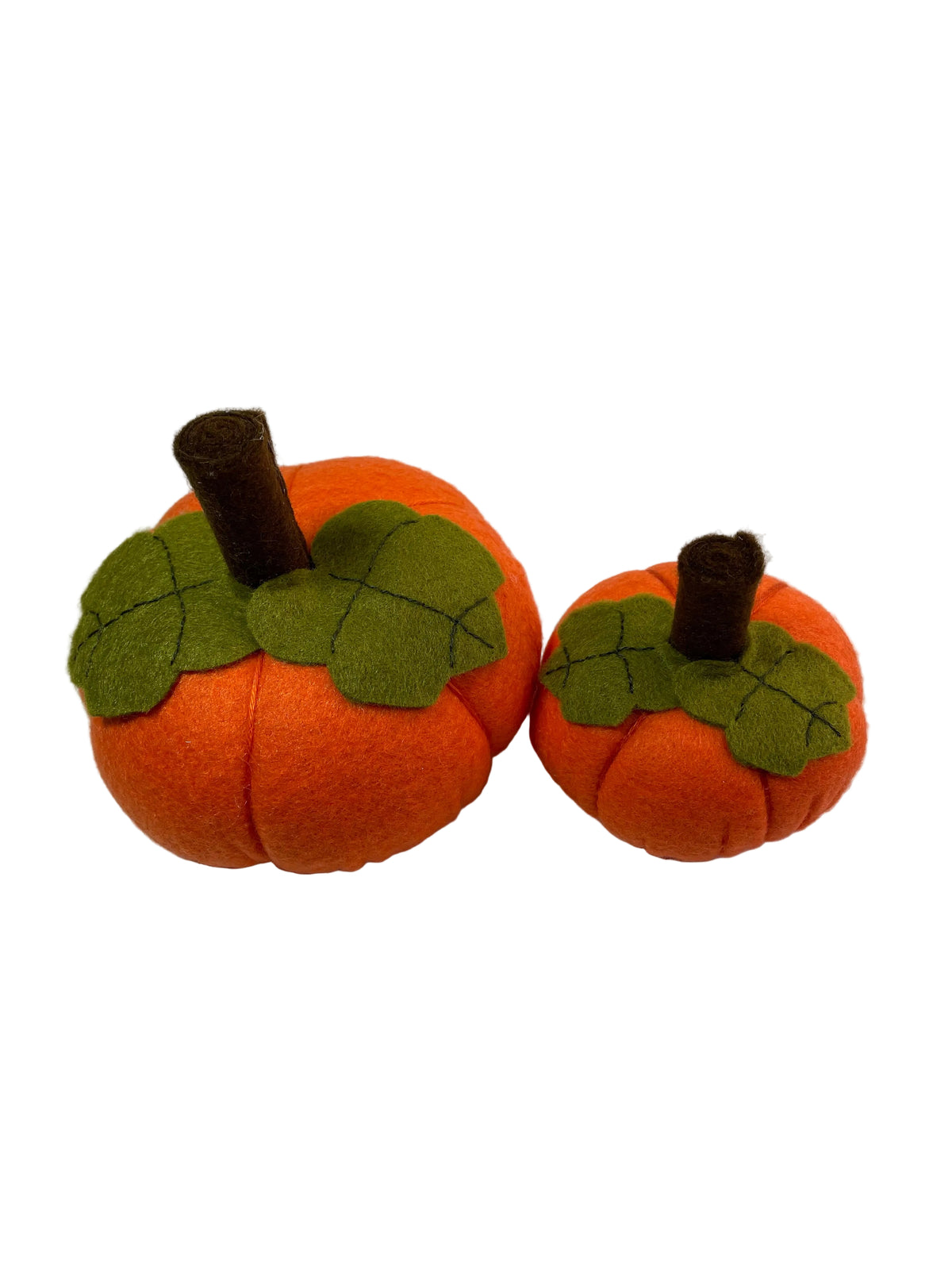 Felt pumpkin decoration