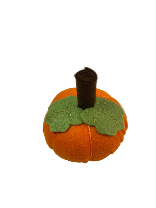 Felt pumpkin decoration