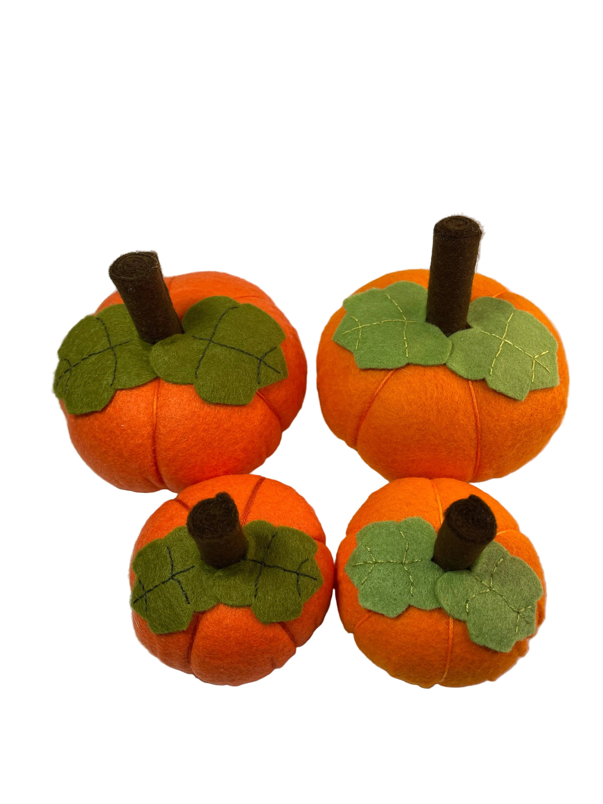 Felt pumpkin decoration