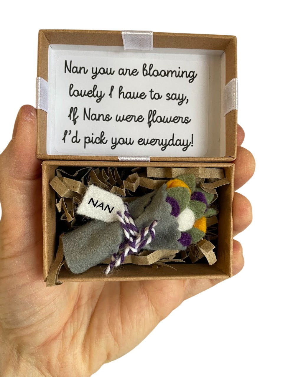 Personalised Dougie Mac Charity Mini blooms bouquet