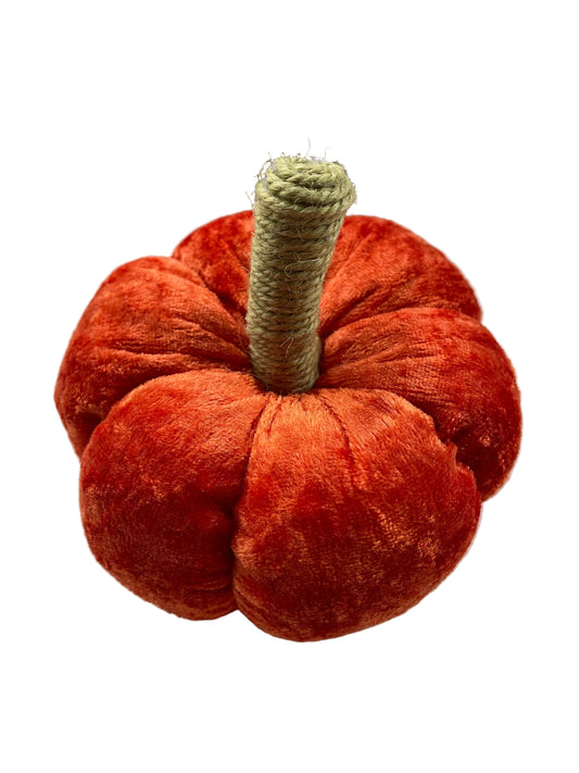 Velour Fabric Pumpkin